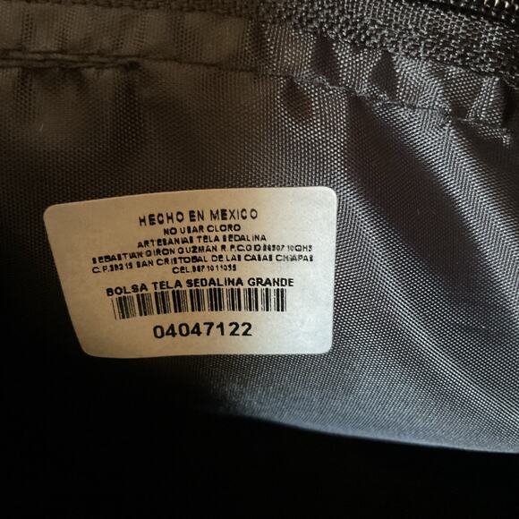 Handmade Mexican Peacock Tote Bag Ethically - Picture 12 of 14